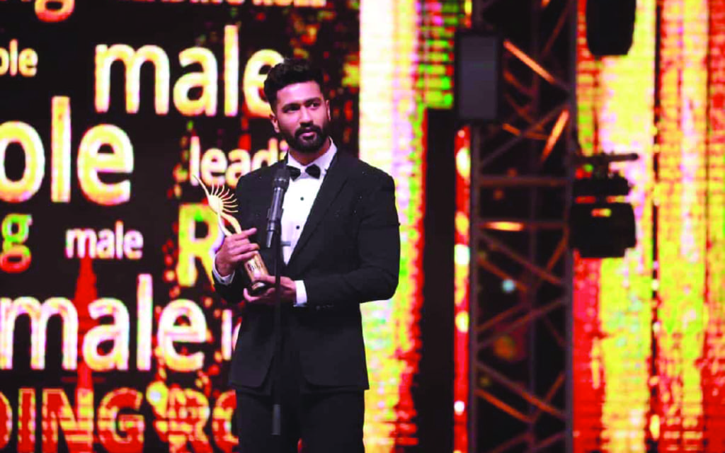 Vicky Kaushal sleeps hugging the trophy after winning Best Actor at IIFA