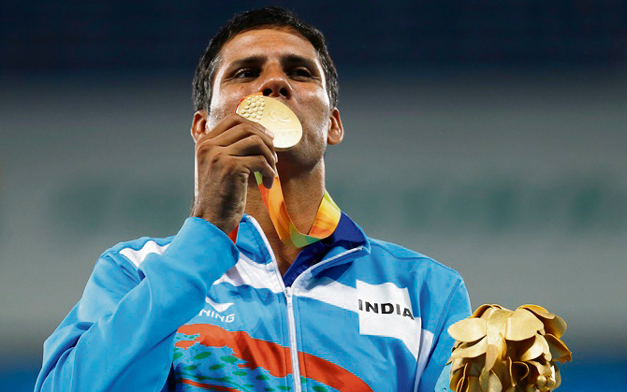 Indian Javelin thrower wins gold at Rio Paralympics...